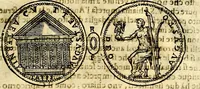An illustration from Dialoghi di d. Antonio Agostini arcivescovo de Tarracona; sopra le medaglie, iscrizioni, e altre antichita: (1698)