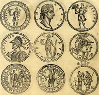 An illustration from Dialoghi di d. Antonio Agostini arcivescovo de Tarracona; sopra le medaglie, iscrizioni, e altre antichita: (1698)