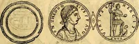 An illustration from Dialoghi di d. Antonio Agostini arcivescovo de Tarracona; sopra le medaglie, iscrizioni, e altre antichita: (1698)