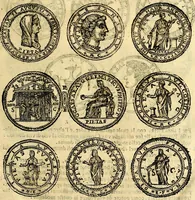 An illustration from Dialoghi di d. Antonio Agostini arcivescovo de Tarracona; sopra le medaglie, iscrizioni, e altre antichita: (1698)