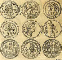 An illustration from Dialoghi di d. Antonio Agostini arcivescovo de Tarracona; sopra le medaglie, iscrizioni, e altre antichita: (1698)