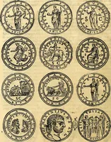An illustration from Dialoghi di d. Antonio Agostini arcivescovo de Tarracona; sopra le medaglie, iscrizioni, e altre antichita: (1698)