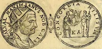 An illustration from Dialoghi di d. Antonio Agostini arcivescovo de Tarracona; sopra le medaglie, iscrizioni, e altre antichita: (1698)