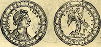 An illustration from Dialoghi di d. Antonio Agostini arcivescovo de Tarracona; sopra le medaglie, iscrizioni, e altre antichita: (1698)