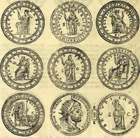 An illustration from Dialoghi di d. Antonio Agostini arcivescovo de Tarracona; sopra le medaglie, iscrizioni, e altre antichita: (1698)