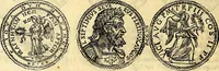 An illustration from Dialoghi di d. Antonio Agostini arcivescovo de Tarracona; sopra le medaglie, iscrizioni, e altre antichita: (1698)