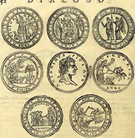 An illustration from Dialoghi di d. Antonio Agostini arcivescovo de Tarracona; sopra le medaglie, iscrizioni, e altre antichita: (1698)