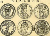 An illustration from Dialoghi di d. Antonio Agostini arcivescovo de Tarracona; sopra le medaglie, iscrizioni, e altre antichita: (1698)