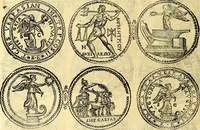 An illustration from Dialoghi di d. Antonio Agostini arcivescovo de Tarracona; sopra le medaglie, iscrizioni, e altre antichita: (1698)