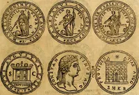 An illustration from Dialoghi di d. Antonio Agostini arcivescovo de Tarracona; sopra le medaglie, iscrizioni, e altre antichita: (1698)