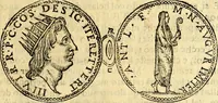 An illustration from Dialoghi di d. Antonio Agostini arcivescovo de Tarracona; sopra le medaglie, iscrizioni, e altre antichita: (1698)