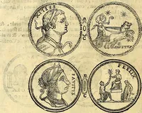 An illustration from Dialoghi di d. Antonio Agostini arcivescovo de Tarracona; sopra le medaglie, iscrizioni, e altre antichita: (1698)