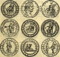 An illustration from Dialoghi di d. Antonio Agostini arcivescovo de Tarracona; sopra le medaglie, iscrizioni, e altre antichita: (1698)