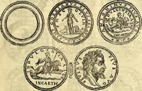 An illustration from Dialoghi di d. Antonio Agostini arcivescovo de Tarracona; sopra le medaglie, iscrizioni, e altre antichita: (1698)