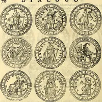 An illustration from Dialoghi di d. Antonio Agostini arcivescovo de Tarracona; sopra le medaglie, iscrizioni, e altre antichita: (1698)