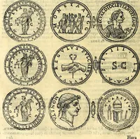 An illustration from Dialoghi di d. Antonio Agostini arcivescovo de Tarracona; sopra le medaglie, iscrizioni, e altre antichita: (1698)