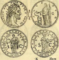 An illustration from Dialoghi di d. Antonio Agostini arcivescovo de Tarracona; sopra le medaglie, iscrizioni, e altre antichita: (1698)