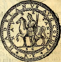 An illustration from Dialoghi di don Antonio Agostini archivescovo di Taracona, intorno alle medaglie, inscrittioni, & altre antichità (1625)