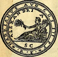 An illustration from Dialoghi di don Antonio Agostini archivescovo di Taracona, intorno alle medaglie, inscrittioni, & altre antichità (1625)