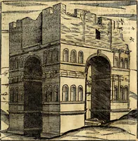 An illustration from Dialoghi di don Antonio Agostini archivescovo di Taracona, intorno alle medaglie, inscrittioni, & altre antichità (1625)