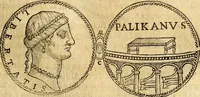 An illustration from Dialoghi di don Antonio Agostini archivescovo di Taracona, intorno alle medaglie, inscrittioni, & altre antichità (1625)