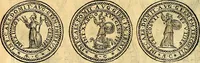 An illustration from Dialoghi di don Antonio Agostini archivescovo di Taracona, intorno alle medaglie, inscrittioni, & altre antichità (1625)