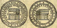 An illustration from Dialoghi di don Antonio Agostini archivescovo di Taracona, intorno alle medaglie, inscrittioni, & altre antichità (1625)