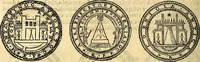 An illustration from Dialoghi di don Antonio Agostini archivescovo di Taracona, intorno alle medaglie, inscrittioni, & altre antichità (1625)