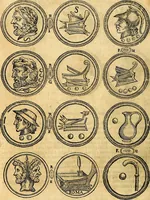 An illustration from Dialoghi di don Antonio Agostini archivescovo di Taracona, intorno alle medaglie, inscrittioni, & altre antichità (1625)
