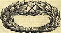 An illustration from Dialoghi di don Antonio Agostini archivescovo di Taracona, intorno alle medaglie, inscrittioni, & altre antichità (1625)
