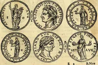 An illustration from Dialoghi di don Antonio Agostini archivescovo di Taracona, intorno alle medaglie, inscrittioni, & altre antichità (1625)