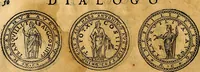 An illustration from Dialoghi di don Antonio Agostini archivescovo di Taracona, intorno alle medaglie, inscrittioni, & altre antichità (1625)