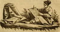 An illustration from Dialoghi tra Claro, e Sarpiri, per istruire chi desidera d'essere un eccellente pittore figurista (1778)