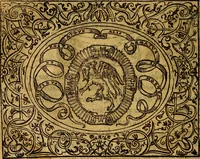 An illustration from Dialogo de las empresas militares, y amorosas, compuesto en lengua italiana, por el illvstre, y reverendissimo señor Paulo Iouio obispo de Nucera . En el qval se tracta de las devisas, armas, motes, o blasones de linages. Con vn razonemiento a esse proposito, del magnifico señot Ludouico Domeniqui. Todo nueuamente traduzido en romance castellano, por Alonso de Vlloa. Anadimos a esto las empresas heroicas, y morales, del señor Gabriel Symeon (1561)
