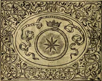 An illustration from Dialogo de las empresas militares, y amorosas, compuesto en lengua italiana, por el illvstre, y reverendissimo señor Paulo Iouio obispo de Nucera . En el qval se tracta de las devisas, armas, motes, o blasones de linages. Con vn razonemiento a esse proposito, del magnifico señot Ludouico Domeniqui. Todo nueuamente traduzido en romance castellano, por Alonso de Vlloa. Anadimos a esto las empresas heroicas, y morales, del señor Gabriel Symeon (1561)