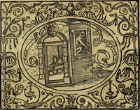 An illustration from Dialogo de las empresas militares, y amorosas, compuesto en lengua italiana, por el illvstre, y reverendissimo señor Paulo Iouio obispo de Nucera . En el qval se tracta de las devisas, armas, motes, o blasones de linages. Con vn razonemiento a esse proposito, del magnifico señot Ludouico Domeniqui. Todo nueuamente traduzido en romance castellano, por Alonso de Vlloa. Anadimos a esto las empresas heroicas, y morales, del señor Gabriel Symeon (1561)