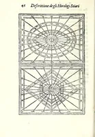 Picture 8 of 28 from Dialogo della descrittione teorica et pratica de gli horologi solari, di Gio: Batt. Vimercato milanese : nella prima parte del quale si dimostrano le vere ragioni di fabricar gli horologi solari à qualunque altezza di polo si voglia, con l'hore comuni & peregrine, cioè l'astronomiche dal mezo giorno, le italiane dal tramontar del sole, le boemiche dal leuar del sole, & l'antiche dette planetarie : co i segni celesti & mesi dell'anno, per ragione speculatiua & del compasso : et nella seconda in qual modo per nuoua pratica si possano sopra di essa speculatiua cauar le sudette ragioni, cõ l'ombre de gli stili da i raggi del sole fatte per qual si voglia superficie retta ò piana, sì mobile quanto immobile, con gran prestezza & facilità, che sarãno giuste, vere & probabili : con dve tavole, vna de capitoli, l'altra delle cose piv notabili (1565), leaf 58