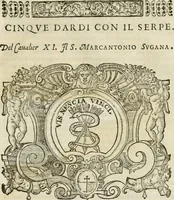 An illustration from Dialogo della giostra fatta in Trivigi l'anno MDXCVII (1598)