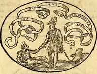 An illustration from Dialogo dell'imprese militari et amorose (1574)