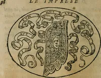 An illustration from Dialogo dell'imprese militari et amorose (1574)