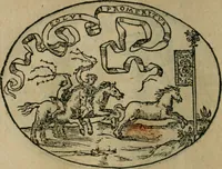An illustration from Dialogo dell'imprese militari et amorose (1574)