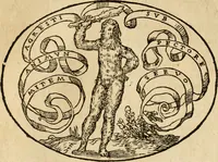 An illustration from Dialogo dell'imprese militari et amorose di Monsignor Giouio, vescouo di Nocera : et del S. Gabriel Symeoni fiorentino : con vn ragionamento di M. Lodouico Domenichi, nel medesimo soggetto : con la tauola (1574)