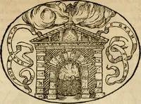 An illustration from Dialogo dell'imprese militari et amorose di Monsignor Giouio, vescouo di Nocera : et del S. Gabriel Symeoni fiorentino : con vn ragionamento di M. Lodouico Domenichi, nel medesimo soggetto : con la tauola (1574)