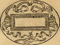 An illustration from Dialogo dell'imprese militari et amorose di Monsignor Giouio, vescouo di Nocera : et del S. Gabriel Symeoni fiorentino : con vn ragionamento di M. Lodouico Domenichi, nel medesimo soggetto : con la tauola (1574)
