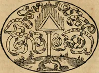 An illustration from Dialogo dell'imprese militari et amorose di Monsignor Giouio, vescouo di Nocera : et del S. Gabriel Symeoni fiorentino : con vn ragionamento di M. Lodouico Domenichi, nel medesimo soggetto : con la tauola (1574)