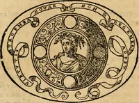 An illustration from Dialogo dell'imprese militari et amorose di Monsignor Giouio, vescouo di Nocera : et del S. Gabriel Symeoni fiorentino : con vn ragionamento di M. Lodouico Domenichi, nel medesimo soggetto : con la tauola (1574)