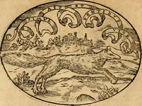 An illustration from Dialogo dell'imprese militari et amorose di Monsignor Giouio, vescouo di Nocera : et del S. Gabriel Symeoni fiorentino : con vn ragionamento di M. Lodouico Domenichi, nel medesimo soggetto : con la tauola (1574)