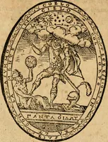 An illustration from Dialogo dell'imprese militari et amorose di Monsignor Giouio, vescouo di Nocera : et del S. Gabriel Symeoni fiorentino : con vn ragionamento di M. Lodouico Domenichi, nel medesimo soggetto : con la tauola (1574)
