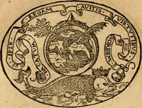 An illustration from Dialogo dell'imprese militari et amorose di Monsignor Giouio, vescouo di Nocera : et del S. Gabriel Symeoni fiorentino : con vn ragionamento di M. Lodouico Domenichi, nel medesimo soggetto : con la tauola (1574)