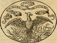 An illustration from Dialogo dell'imprese militari et amorose di Monsignor Giouio, vescouo di Nocera : et del S. Gabriel Symeoni fiorentino : con vn ragionamento di M. Lodouico Domenichi, nel medesimo soggetto : con la tauola (1574)